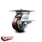 Service Caster 4 Inch Heavy Duty Polyurethane Caster with Roller Bearing and Brake SCC SCC-35S420-PPUR-SLB - alternate 4